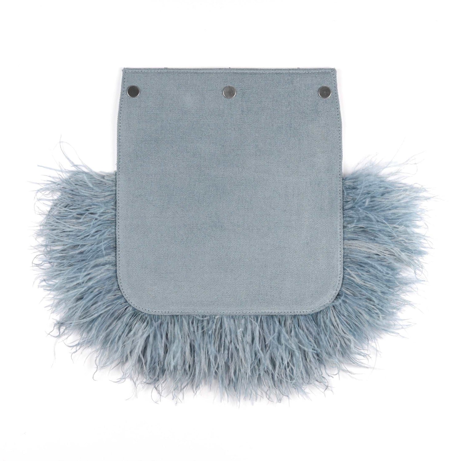 BIRDY feather flap misty blue small