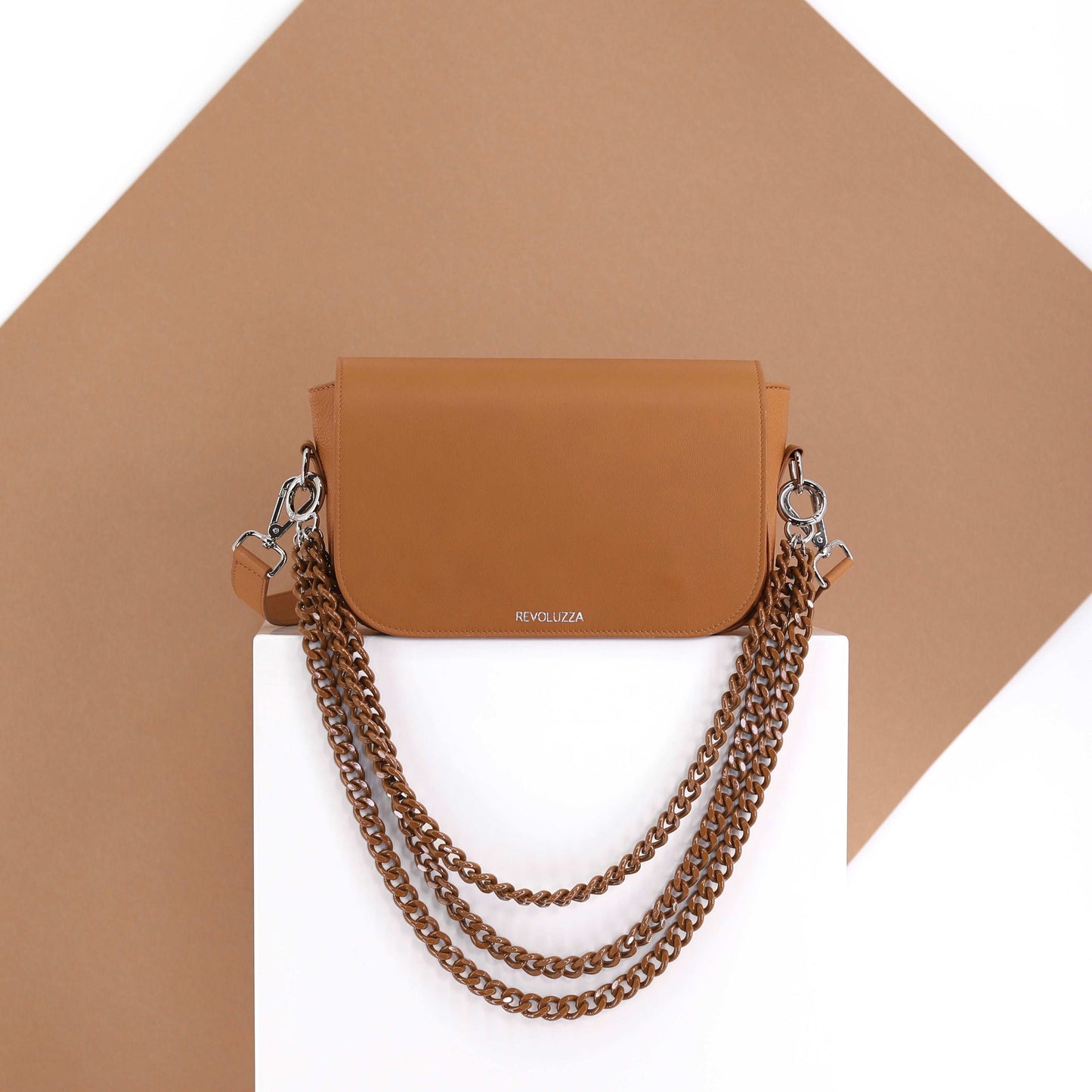 COOL REVOLUZZA 3 jewlery metal chain caramel