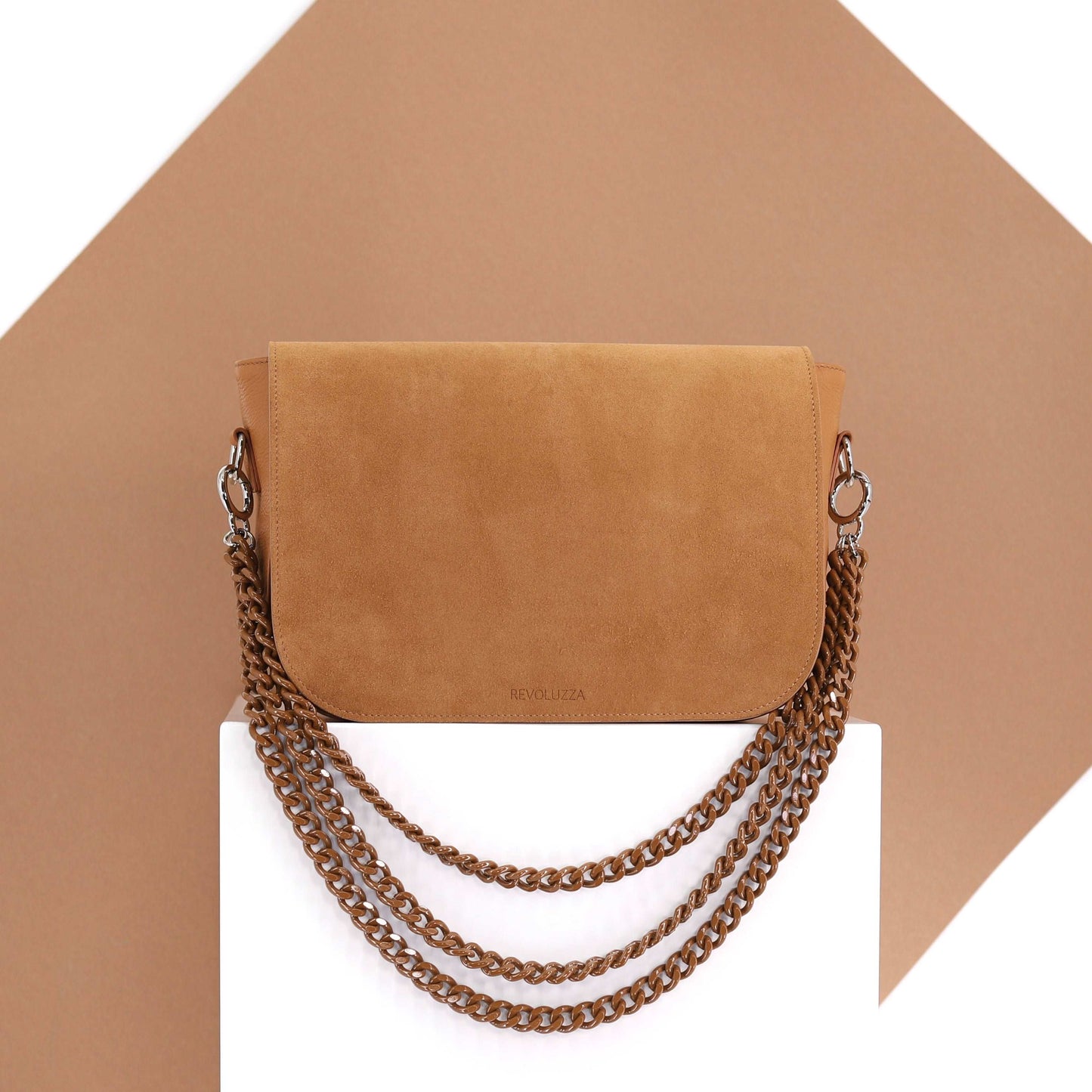 COOL REVOLUZZA 3 jewlery metal chain caramel