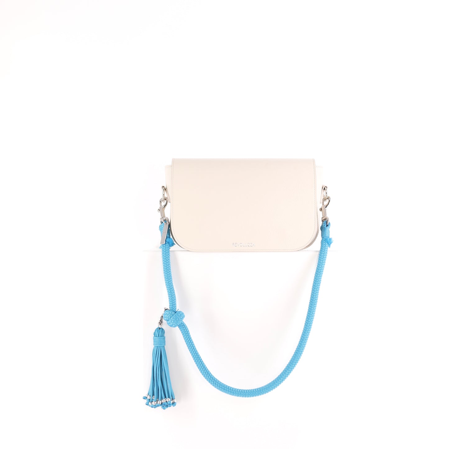 CARRY ME Rock 1 strap with pompon turquoise