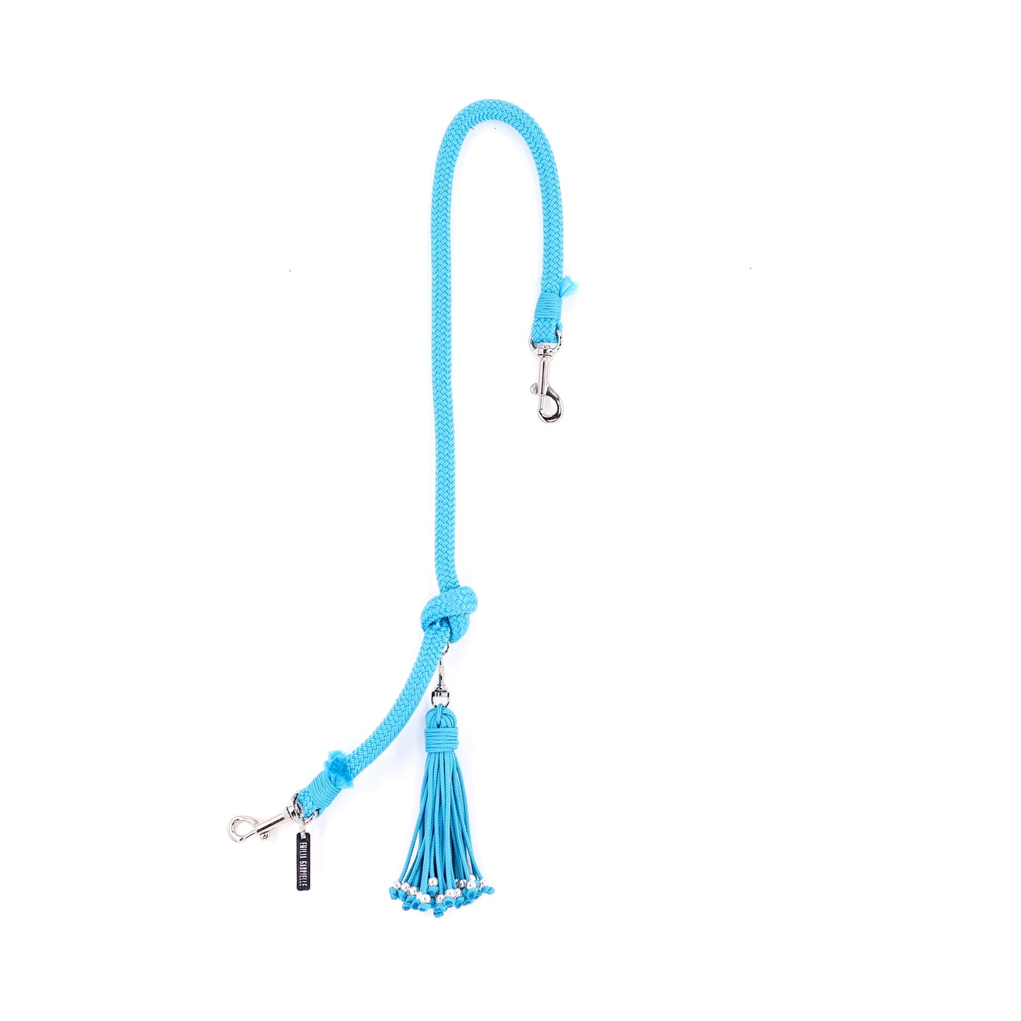 CARRY ME Rock 1 strap with pompon turquoise