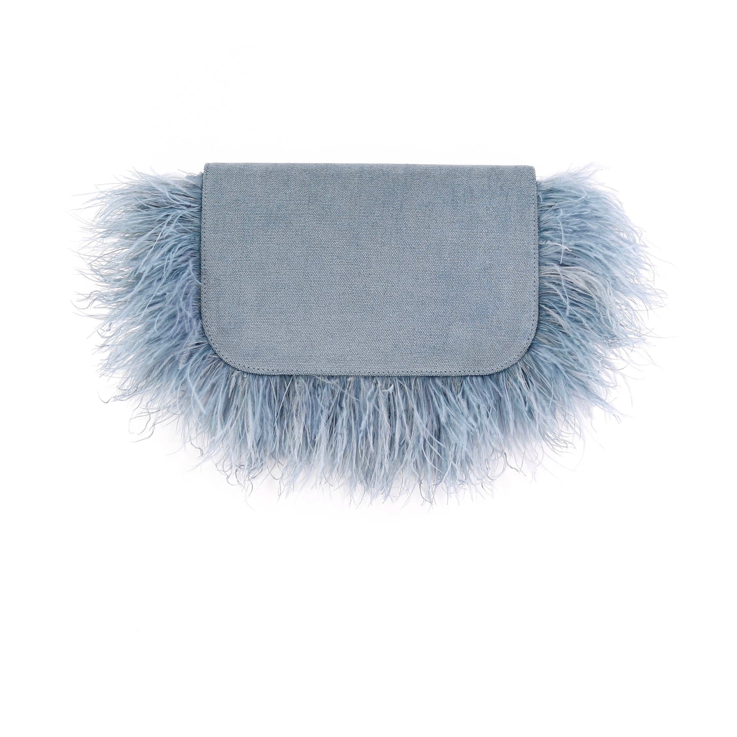 BIRDY feather flap misty blue small