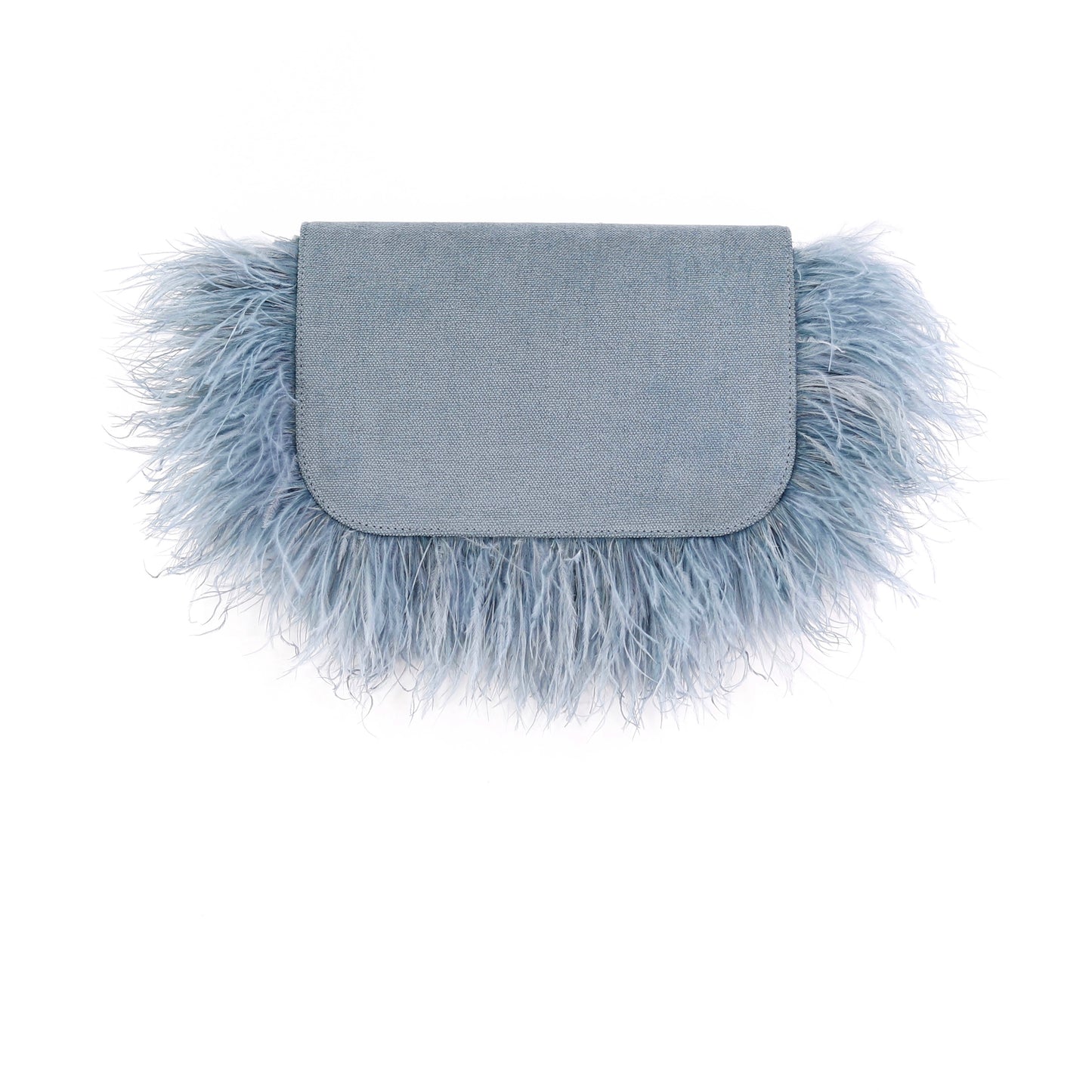 BIRDY feather flap misty blue small