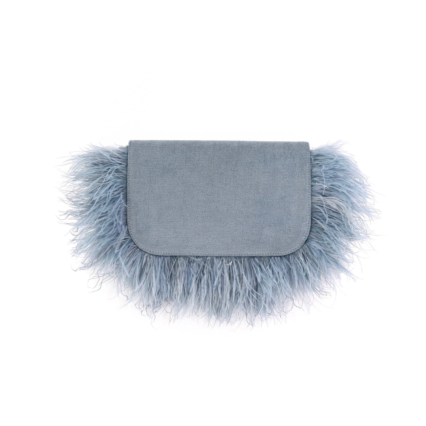 BIRDY feather flap misty blue small