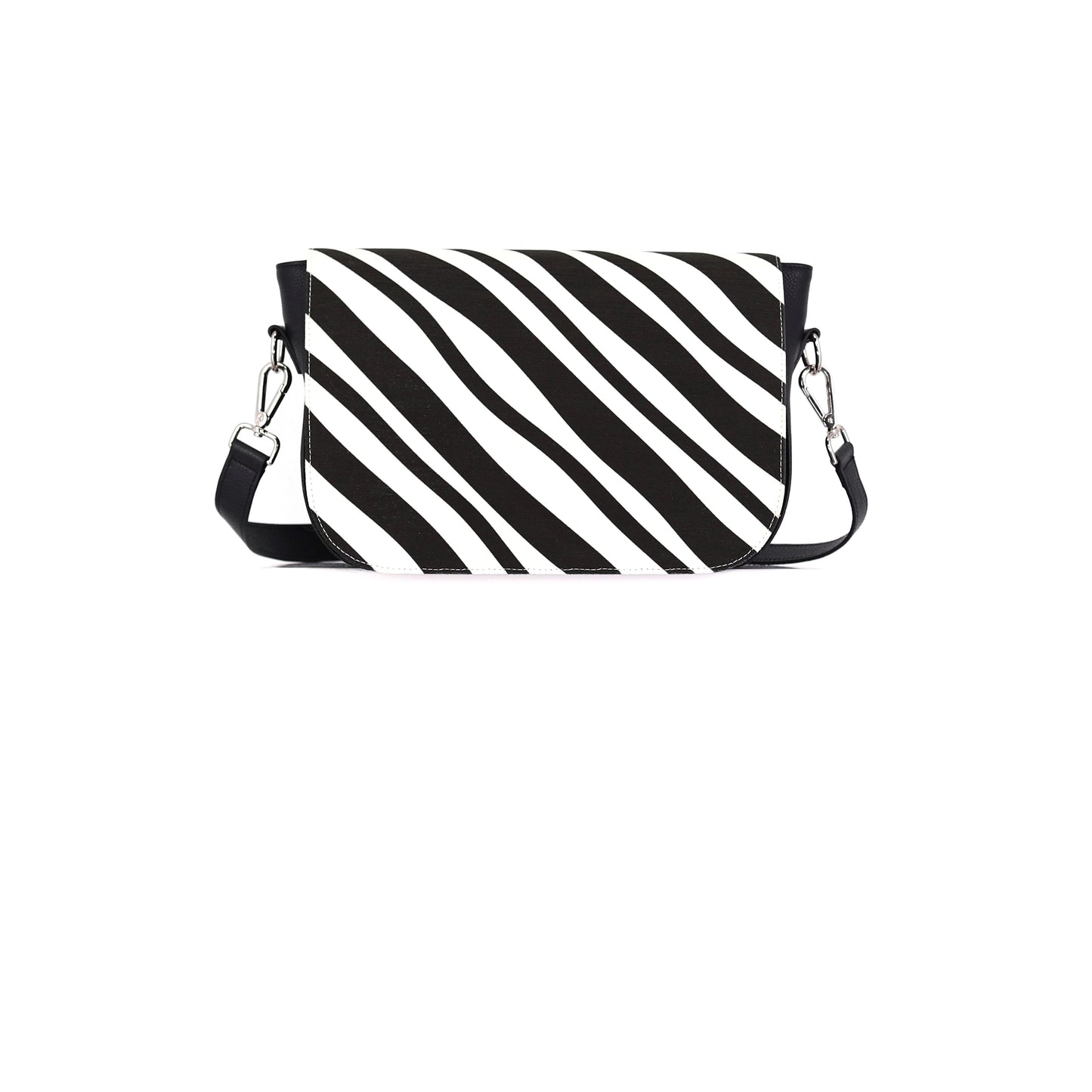 WAVES flap black off-white medium