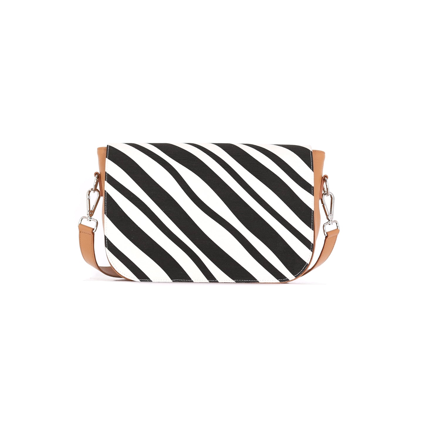 WAVES flap black off-white medium