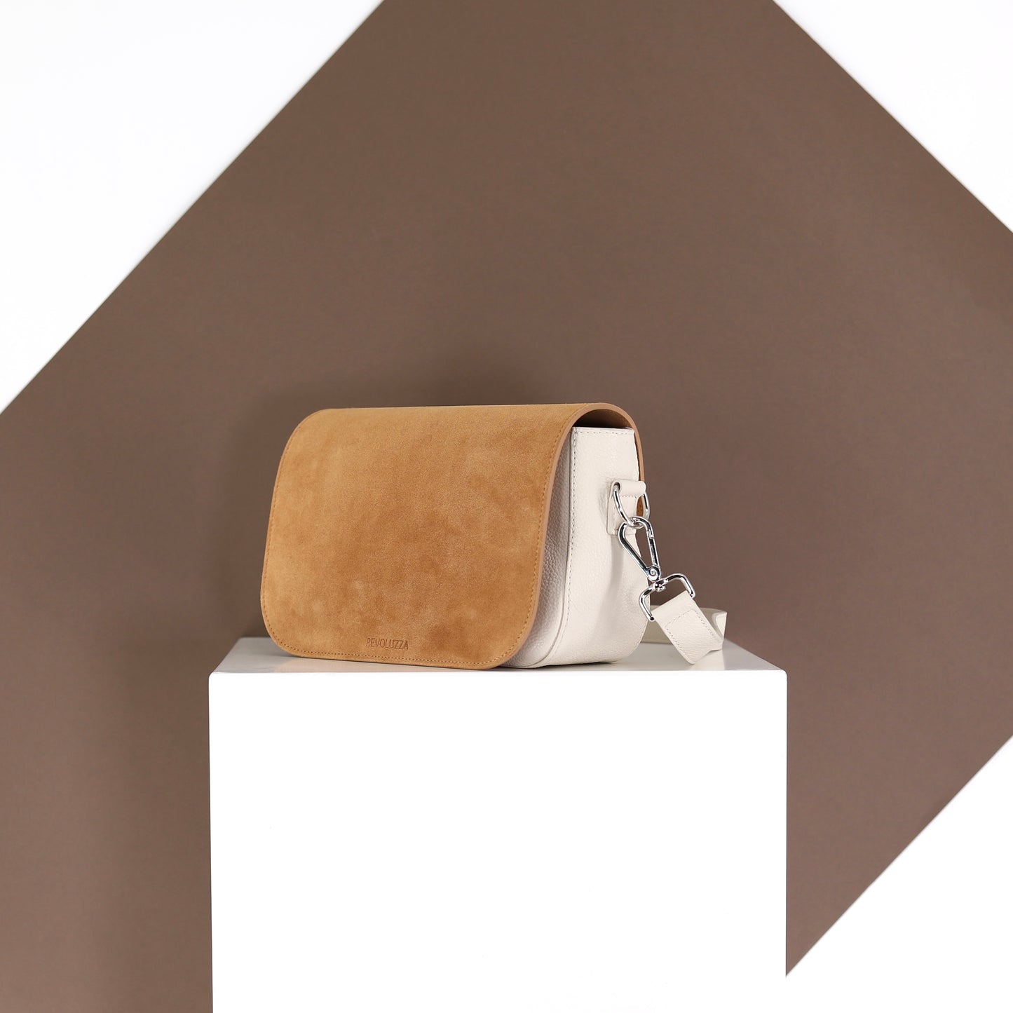 SIMPLY MODERN Klappe aus Wildleder in caramel  small