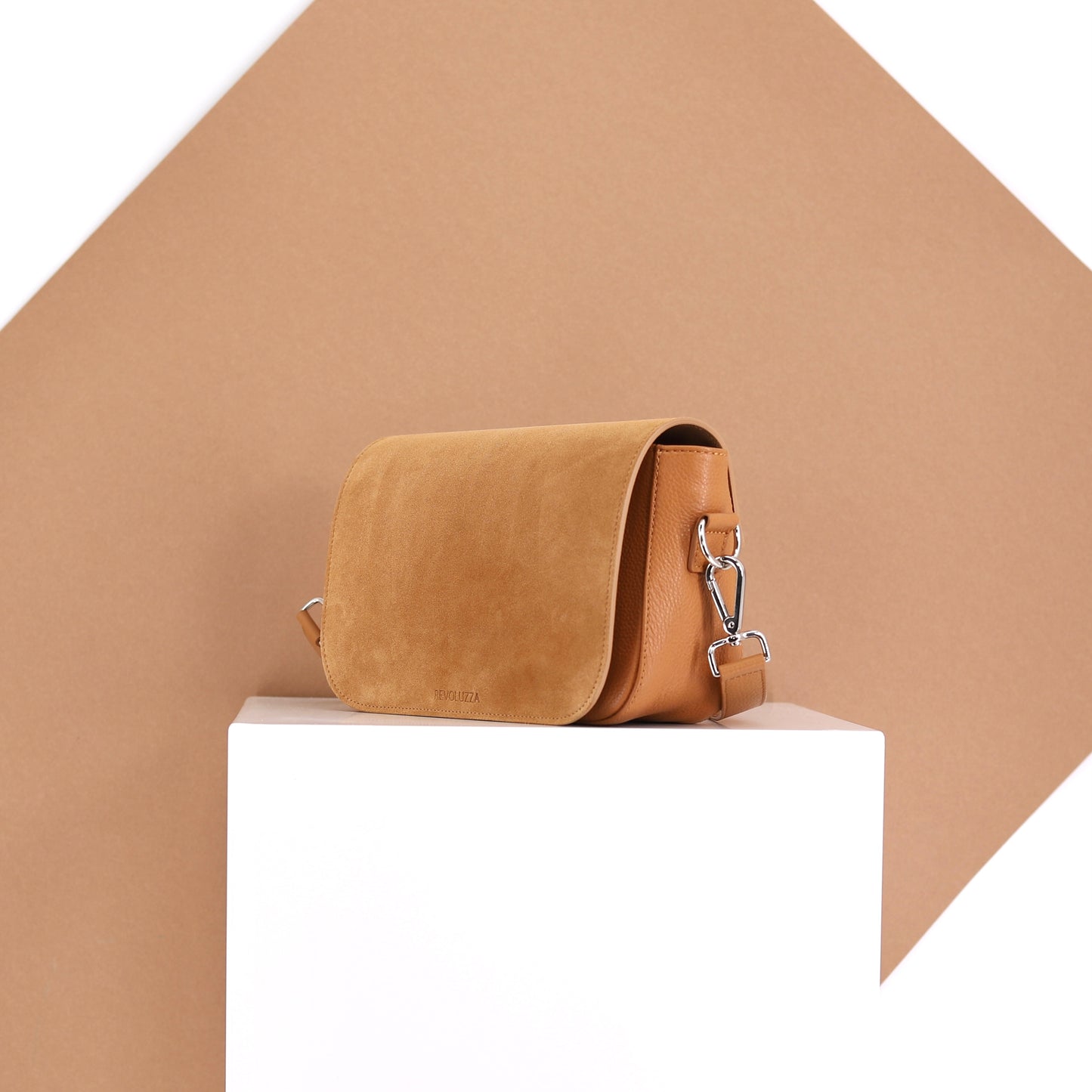 SIMPLY MODERN Klappe aus Wildleder in caramel  small