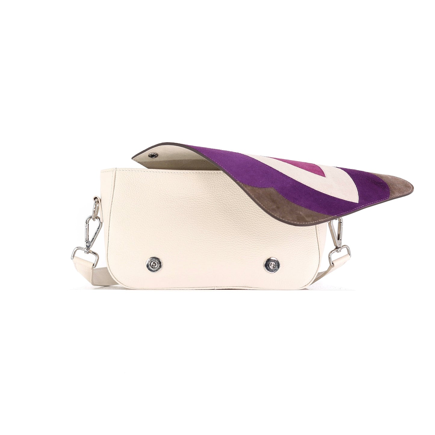 FREE SPIRIT flap genuine leather lilac small