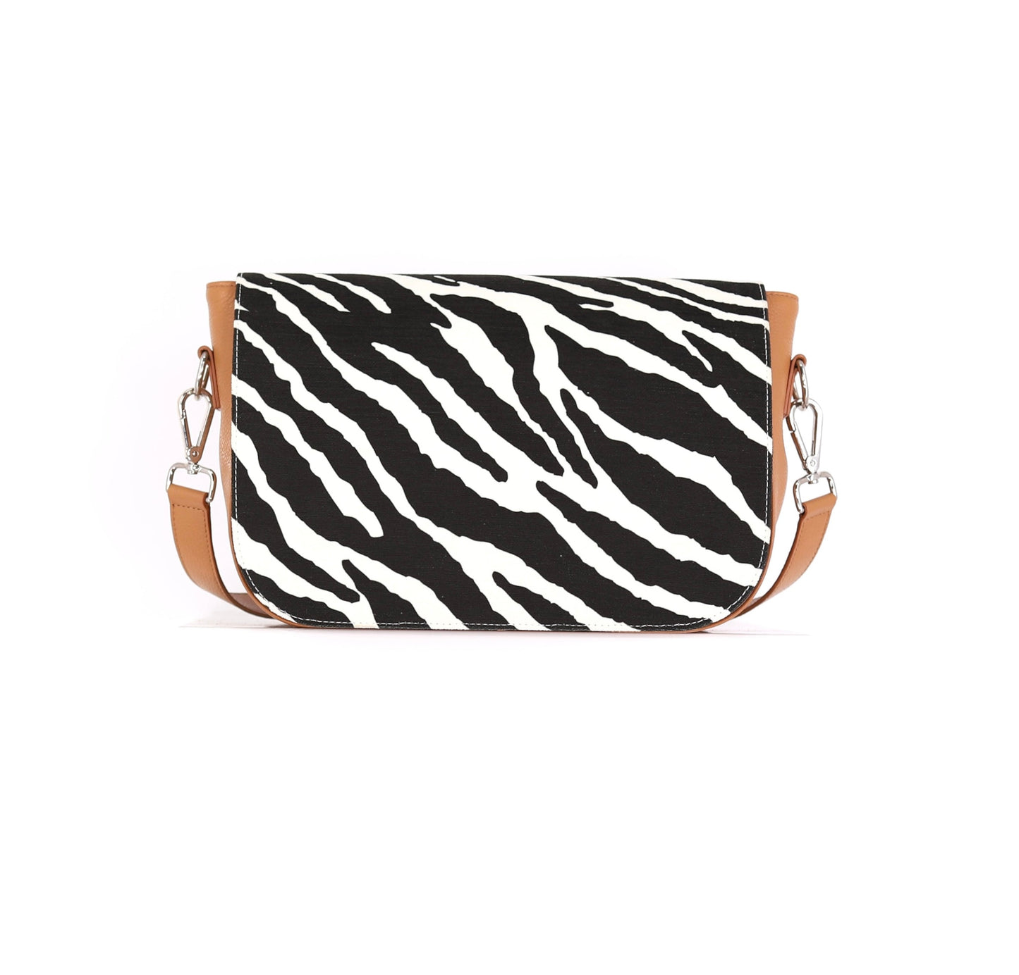 ZEBRA flap fabric print black off-white medium